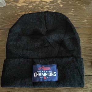 Atlanta braves champions 2021 toboggan black brand new